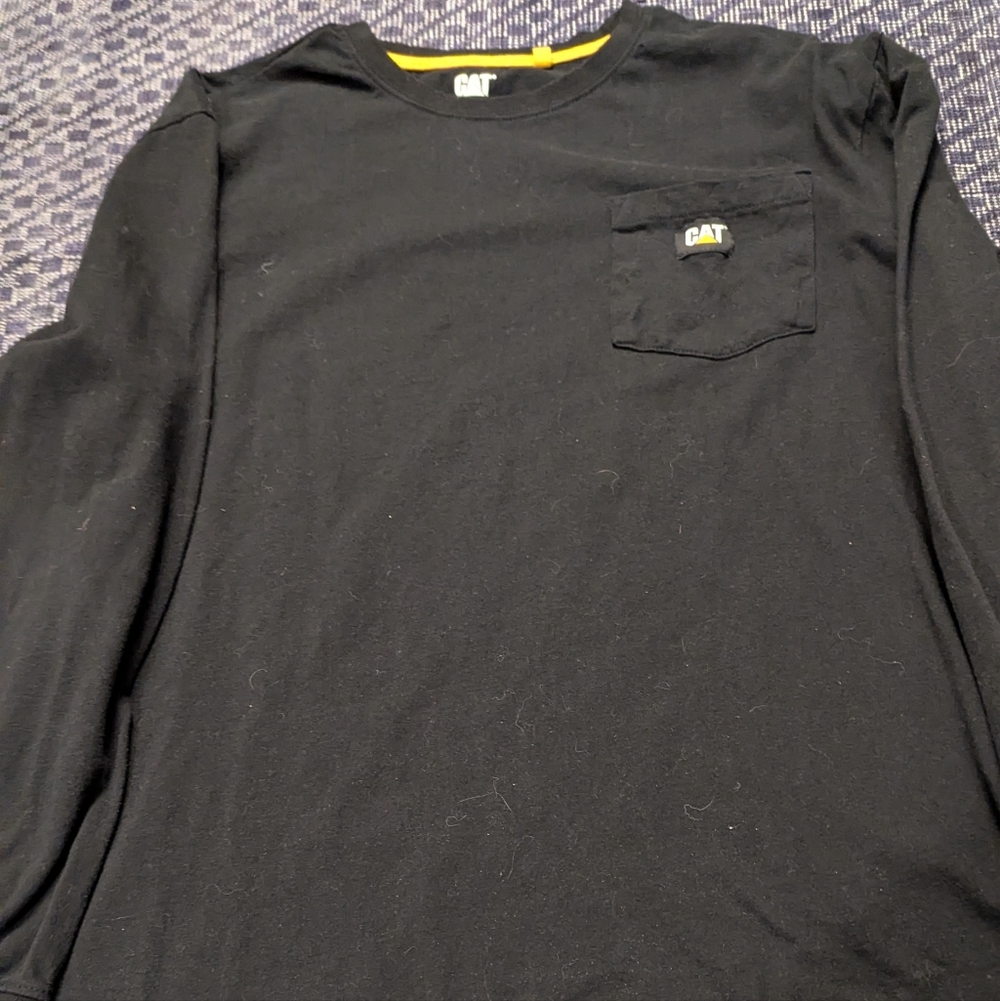 Cat Long Sleeve Long Work Tee